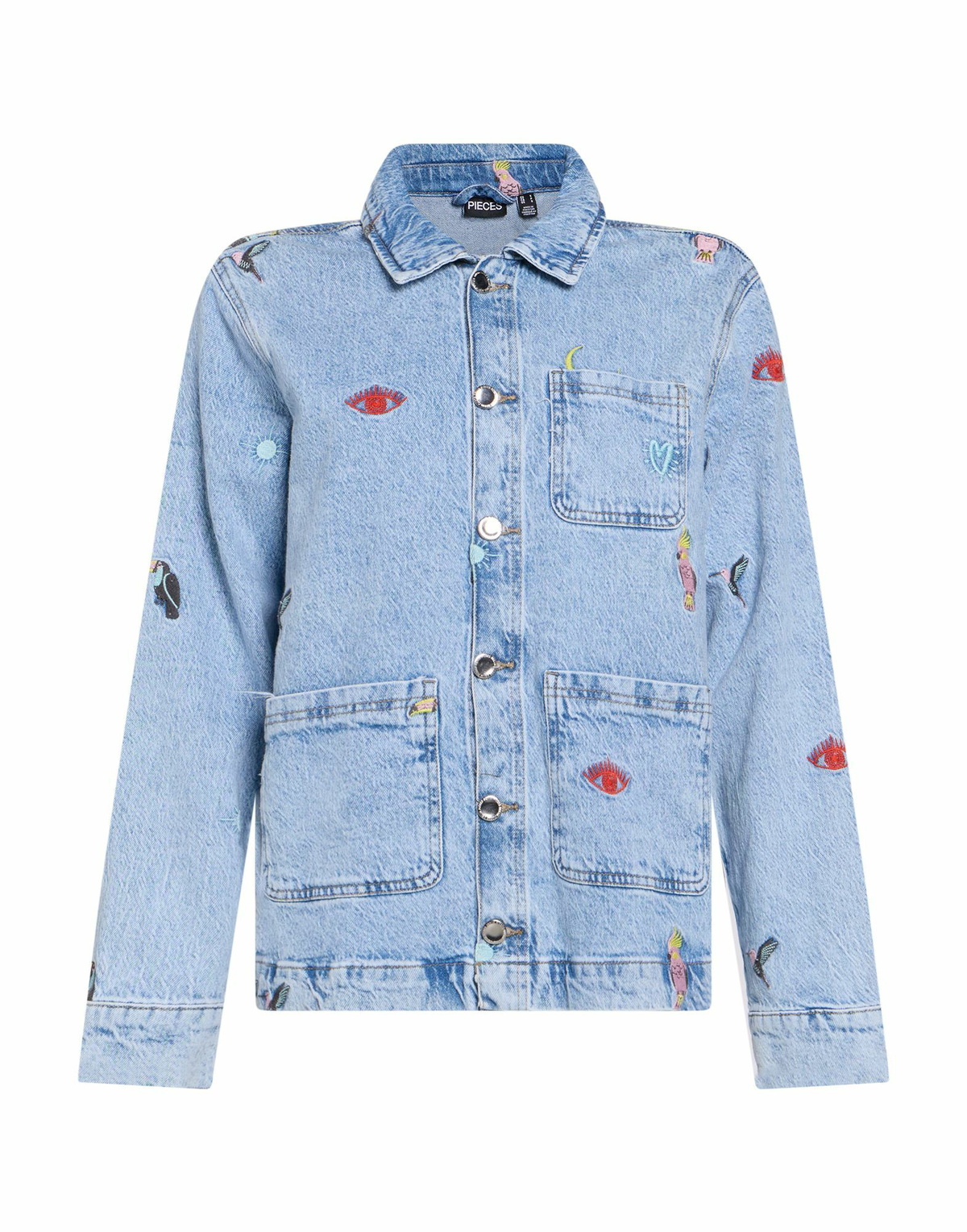 Pieces Womens Denim outerwear in Blue