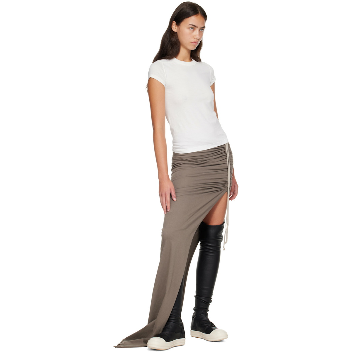 Rick Owens Off-White Tower Cropped Level T-shirt