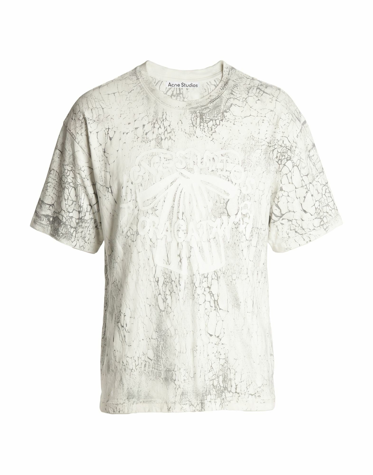 Acne Studios Mens T-shirt Cream