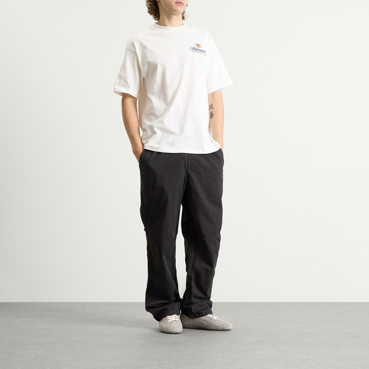 Puma x REPRESENT Pants in Flat Dark Gray