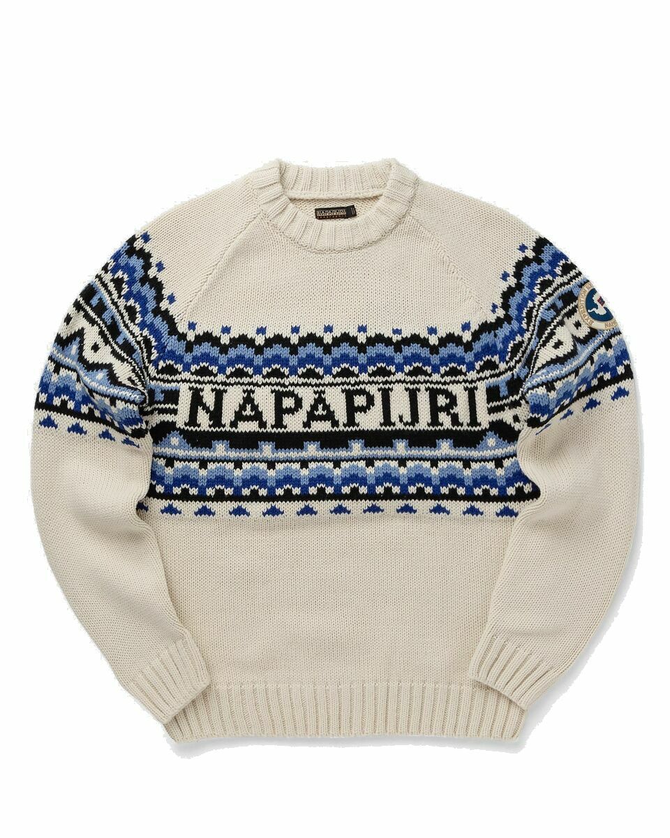 Photo: Napapijri D Horlick Sweatshirt White - Mens - Pullovers
