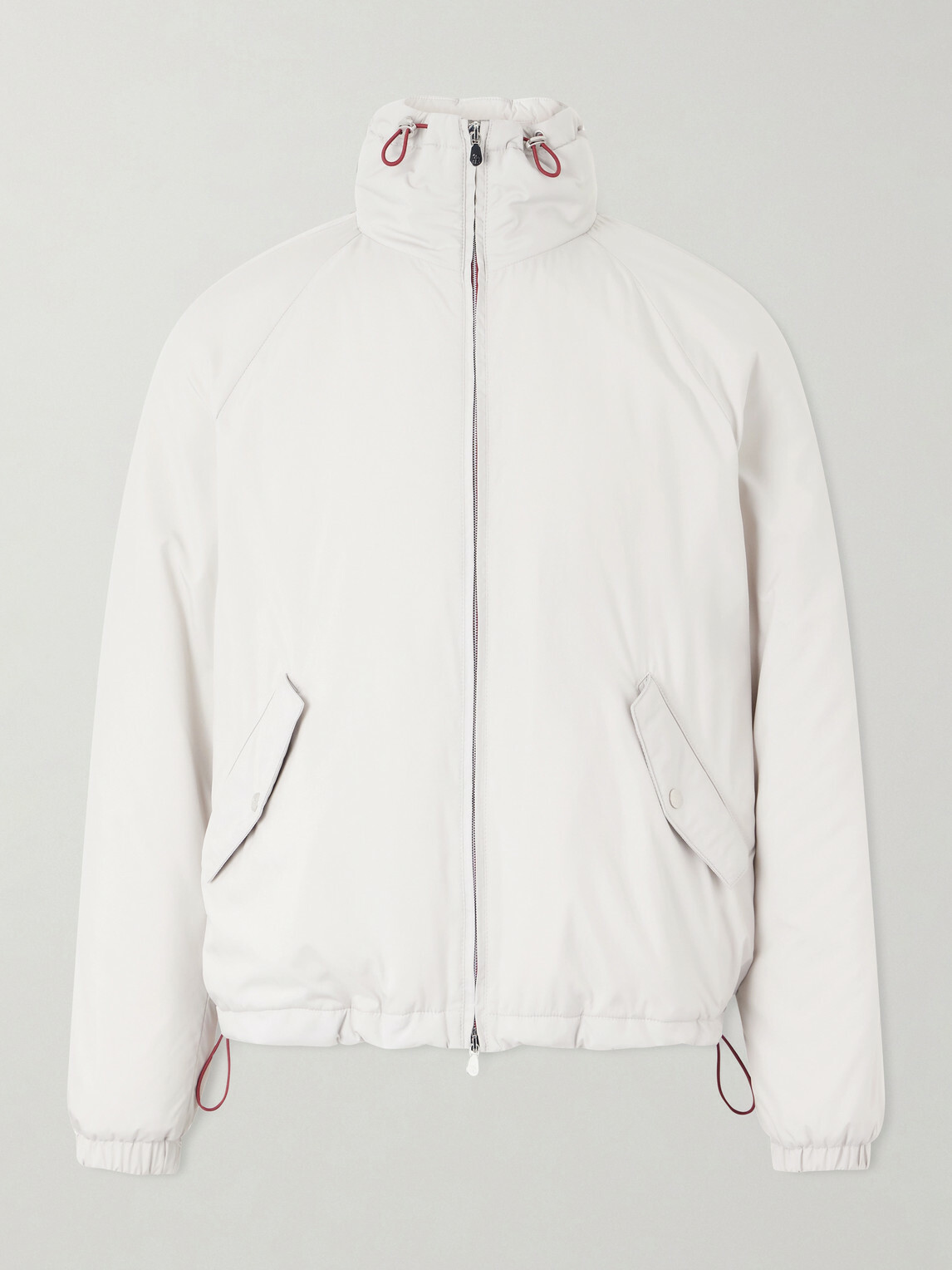 Brunello Cucinelli - Padded Shell Hooded Jacket - Neutrals