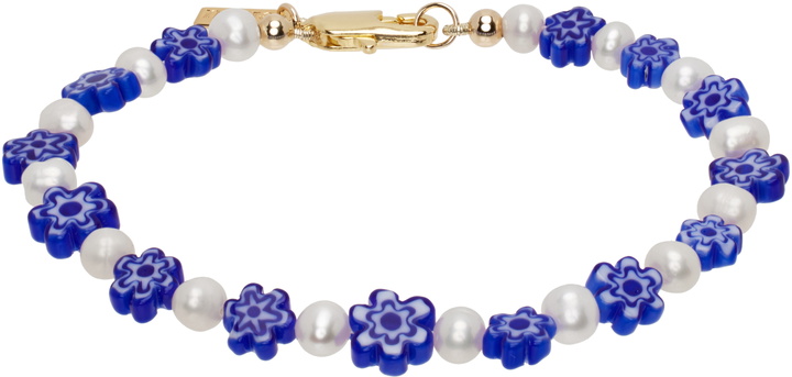 Photo: éliou White & Blue Amelia Bracelet