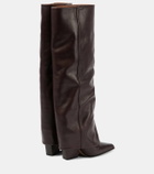 Paris Texas Jane 100 leather knee-high boots