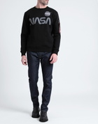 Alpha Industries Mens Sweatshirt in Black