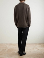 The Row - Leach Cashmere Polo Shirt - Brown
