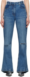 Aaron Esh Blue Distressed Jeans