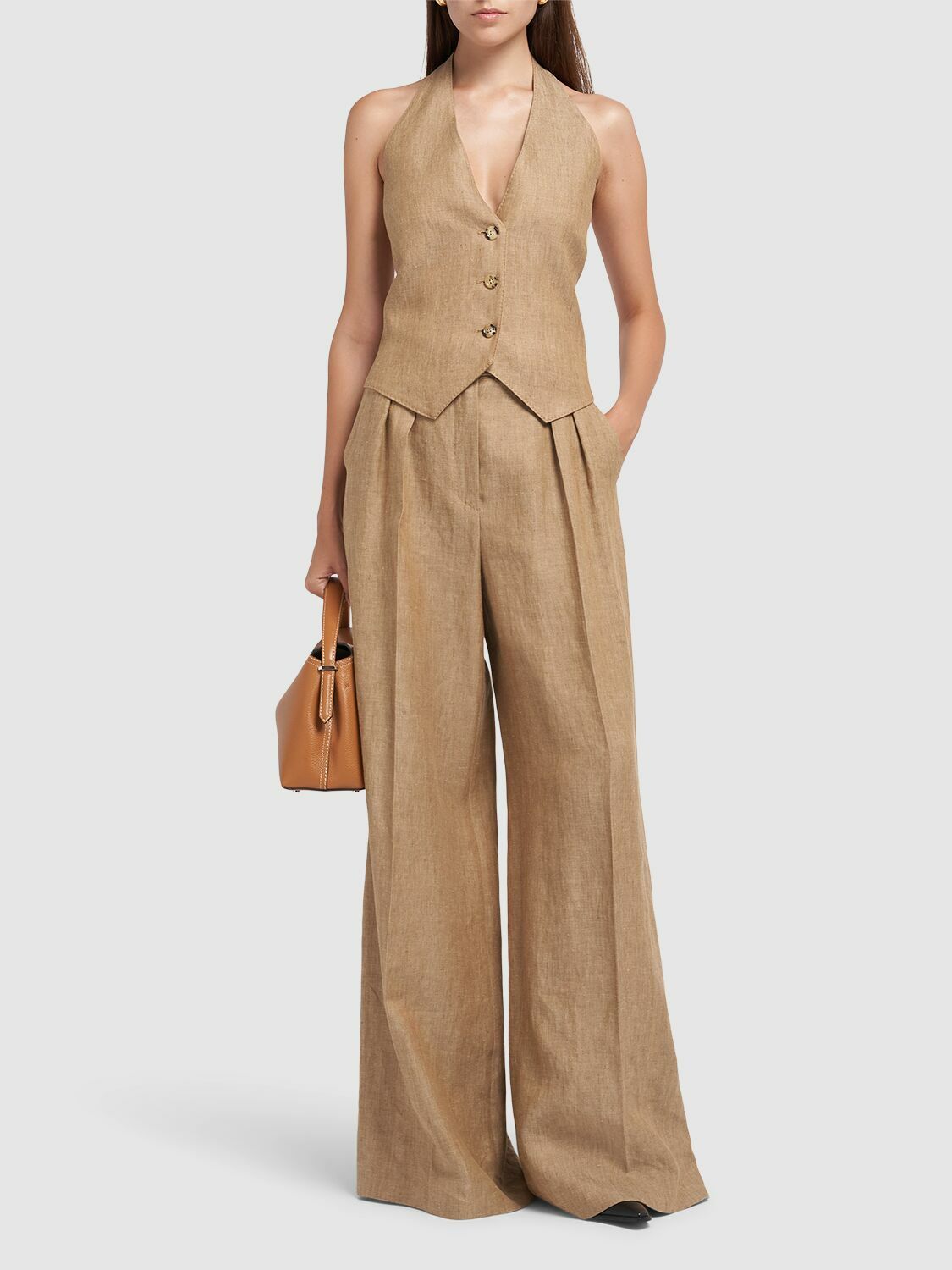 MAX MARA Sauro Linen Vest Max Mara