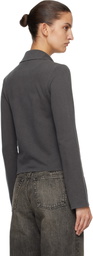 OUR LEGACY Gray Tornado Cardigan