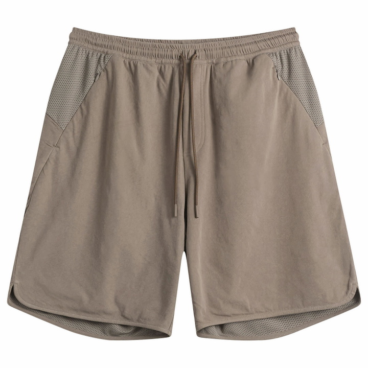Photo: Hiking Patrol Men's Orbit Jersey Shorts in Walnut