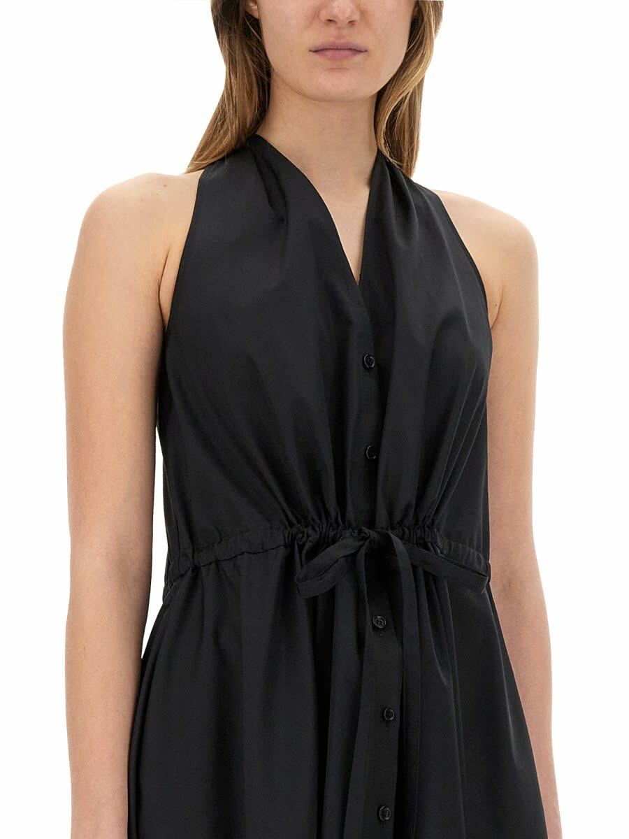 aspesi silk dress Silk Polka Dot Dress s/sl - Natural