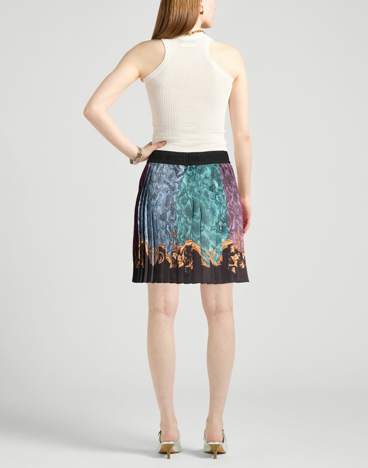 Versace Jeans Couture Womens Mini skirt in Black