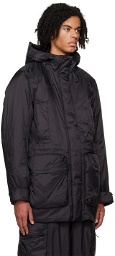 RAINS Black Vardo Puffer Coat
