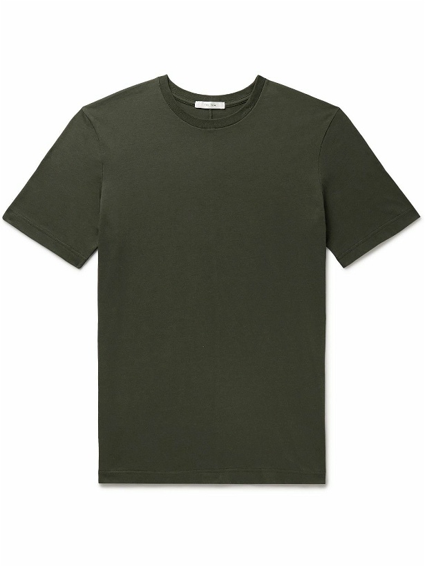 Photo: The Row - Luke Cotton-Jersey T-Shirt - Green