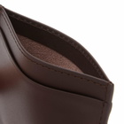 A.P.C. Andre Card Holder in Dark Brown 
