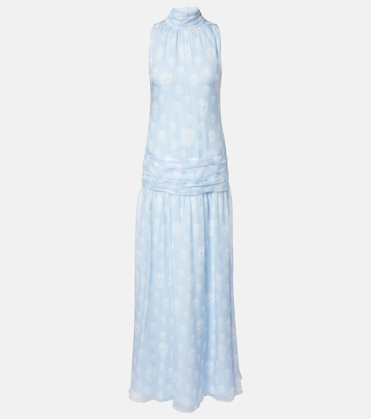 McQueen Polka-dot silk gown