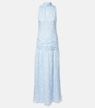 McQueen Polka-dot silk gown
