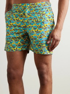 Orlebar Brown - Bulldog Slim-Fit Mid-Length Floral-Print Recycled Swim Shorts - Green