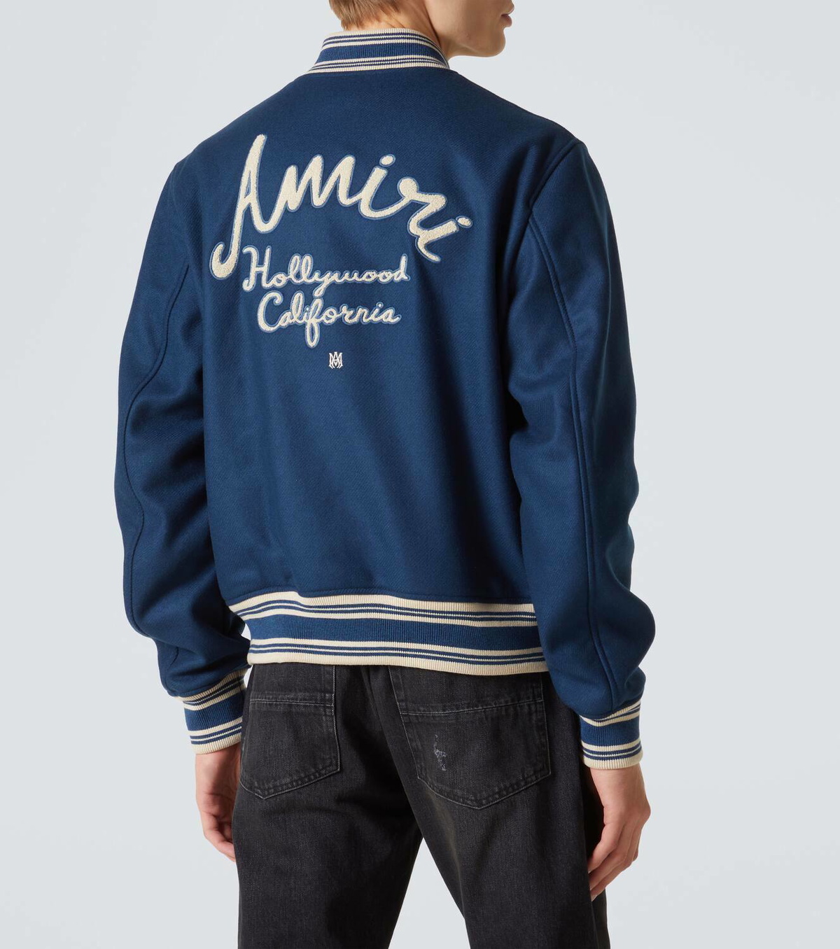 Amiri Hollywood wool-blend varsity jacket