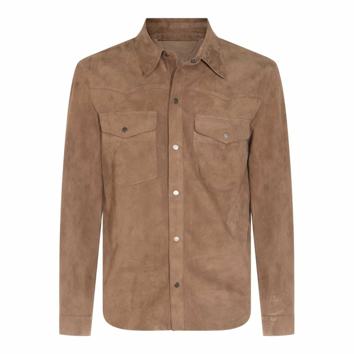 Photo: Salvatore Santoro Brown Leather Jacket