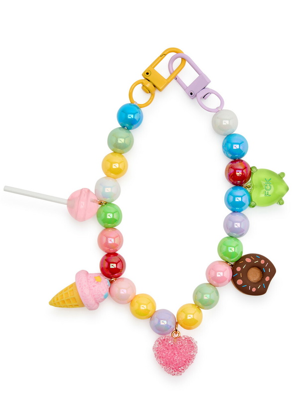 Photo: Crystal Haze Non Edible Beaded bag Charm - Multicoloured - One Size