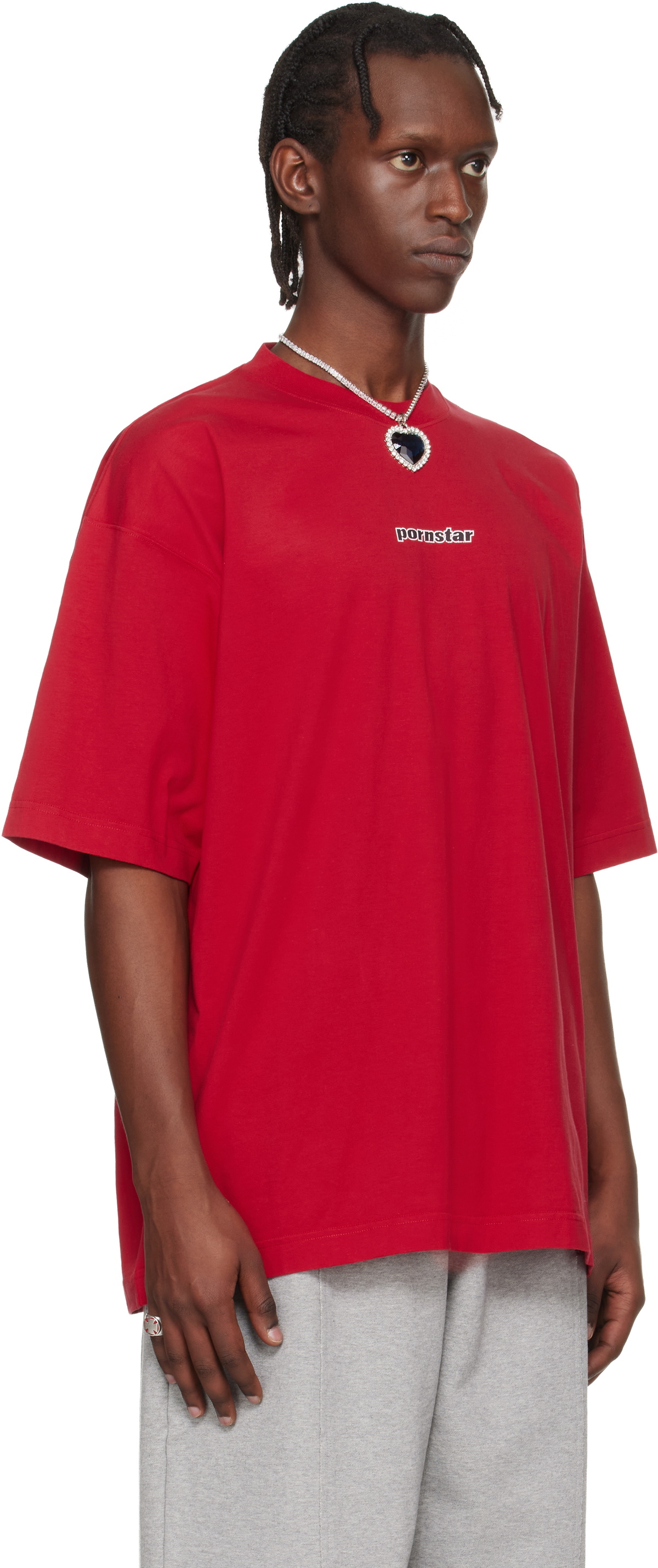 VETEMENTS Red 'Pornstar' T-shirt