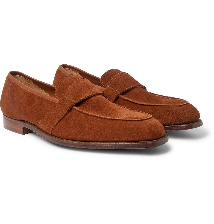 Photo: George Cleverley - Owen Leather Penny Loafers - Brown
