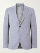 Mr P. - Wool, Silk and Linen-Blend Suit Jacket - Purple