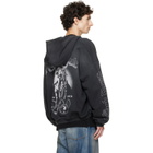 Represent Black 'The Beach Boys' Zip-Up Hoodie
