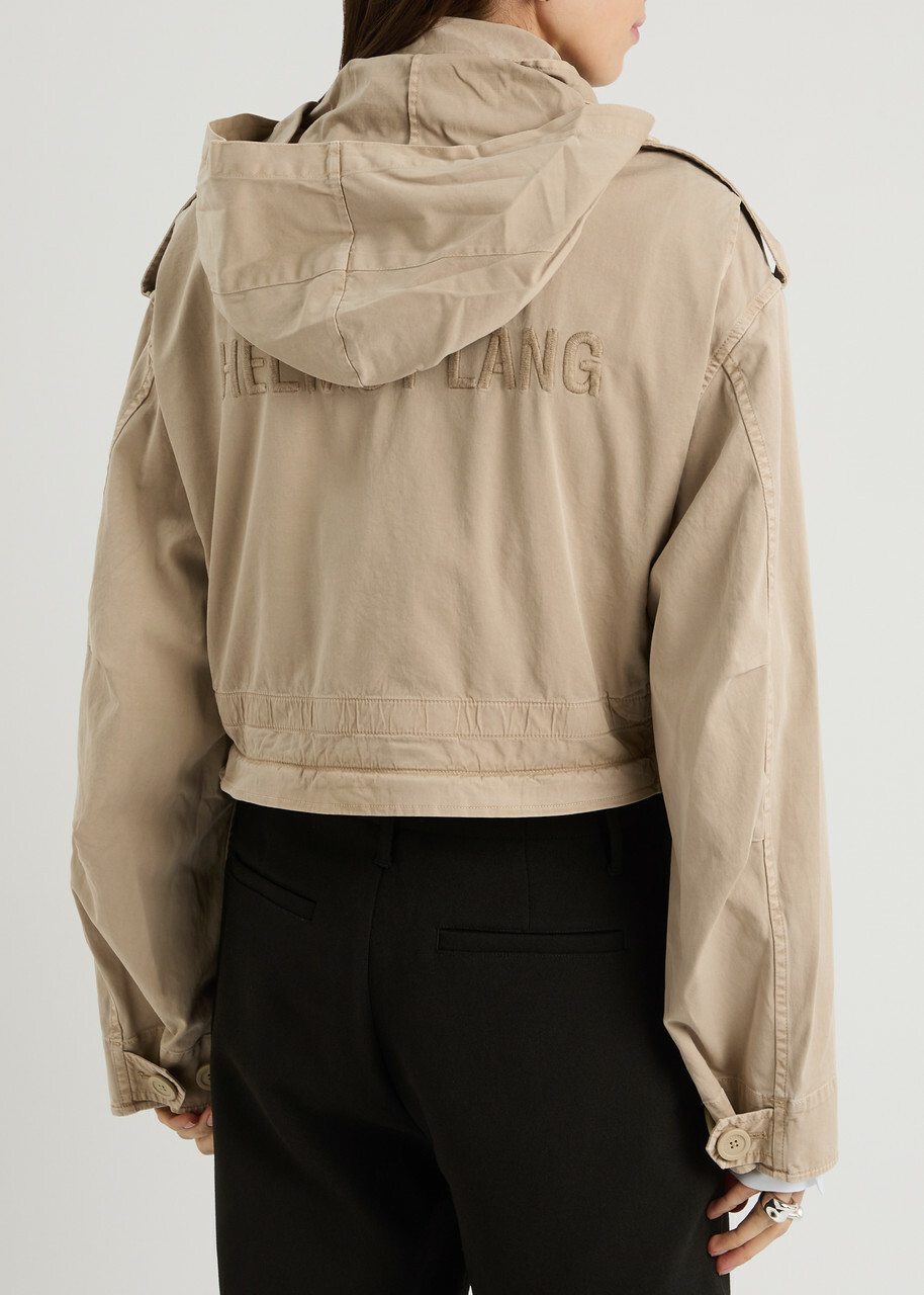 Helmut Lang Field Stretch-cotton Jacket Sand