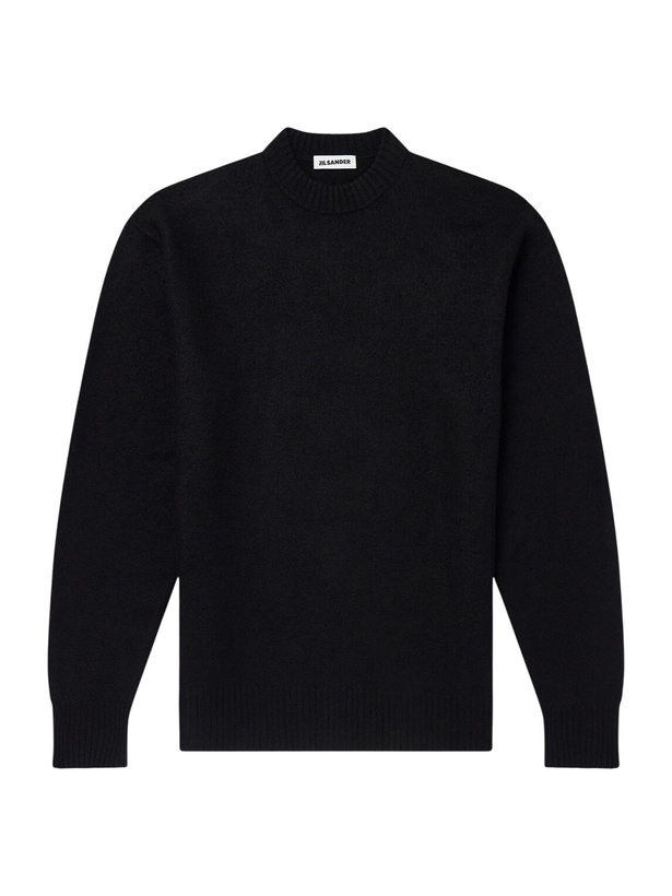Photo: Jil Sander - Boiled Wool Sweater - Black