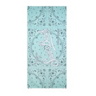 MC2 Saint Barth Soft Terry Beach Towel With Water Green Bandanna Print