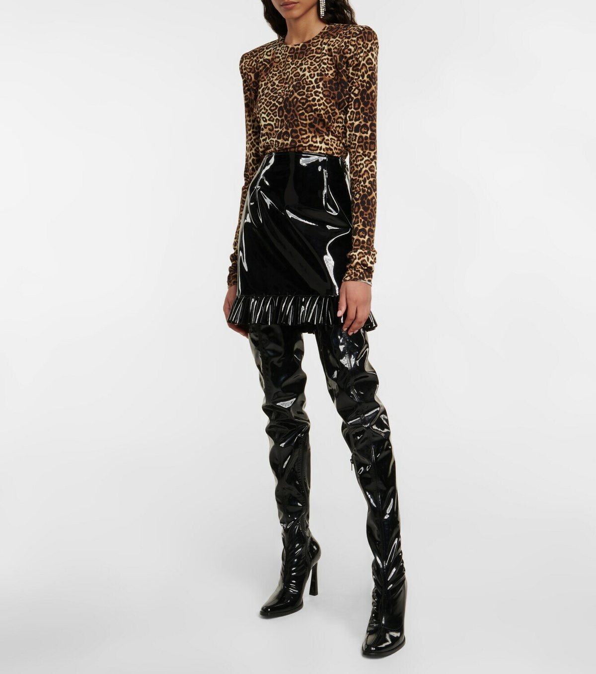 Alexandre Vauthier - Leopard-print stretch bodysuit Alexandre Vauthier