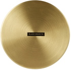 Slash Objects Grey Brass Rubber Trivet