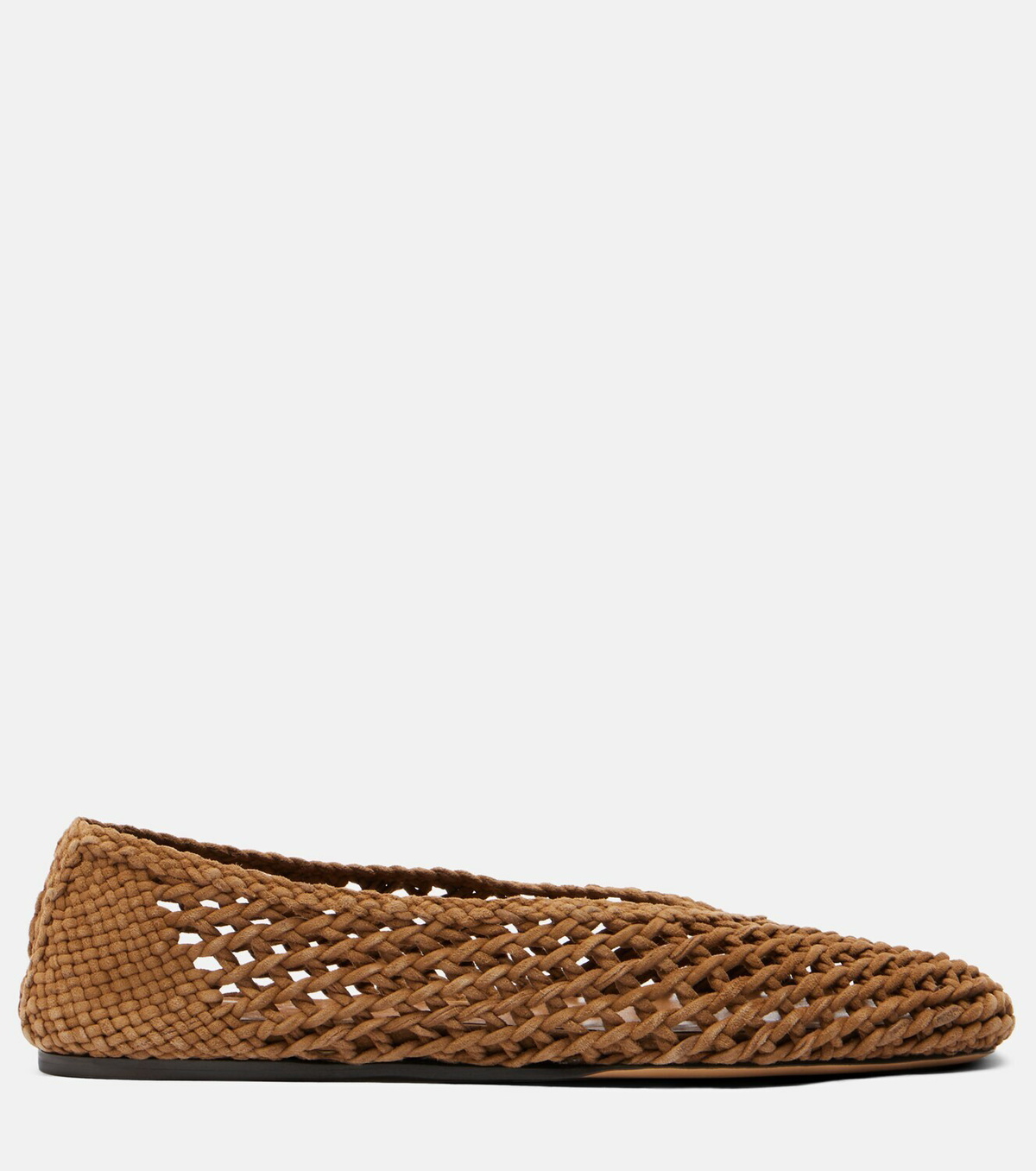 Le Monde Béryl Regency woven suede ballet flats