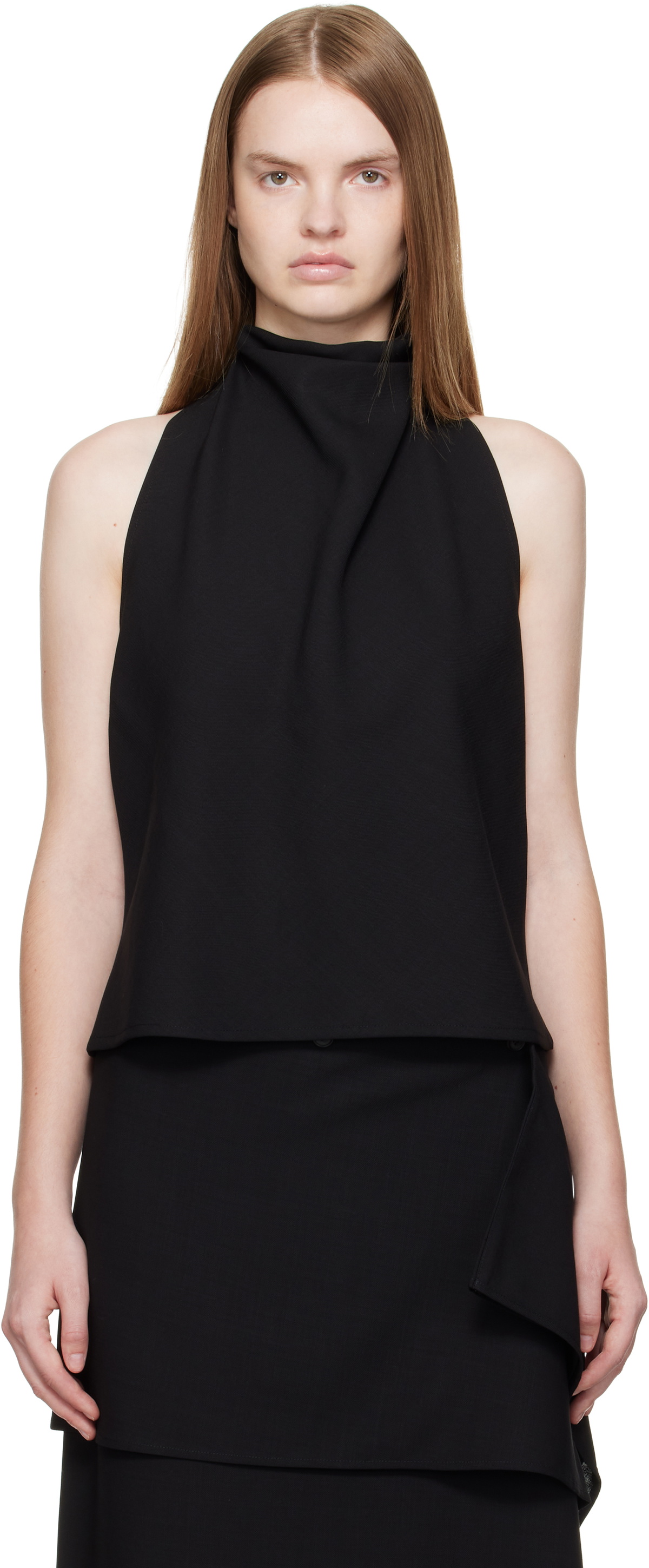 La Collection Black Jeanne Top