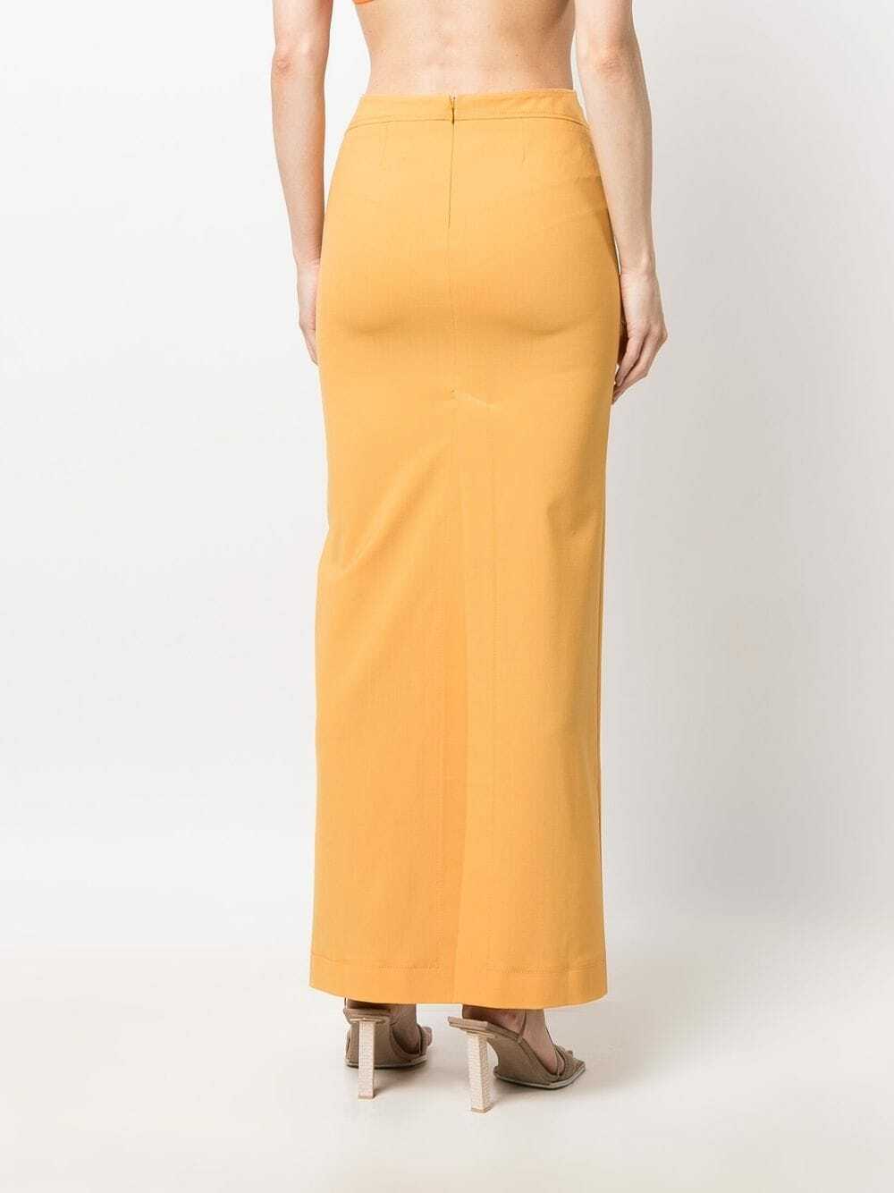 La jupe Escala knitted maxi skirt in black - Jacquemus