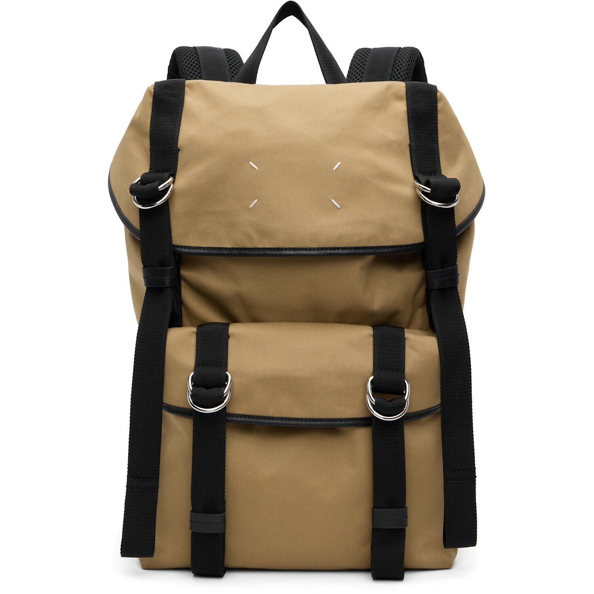 Maison Margiela Beige High Tech Medium Backpack