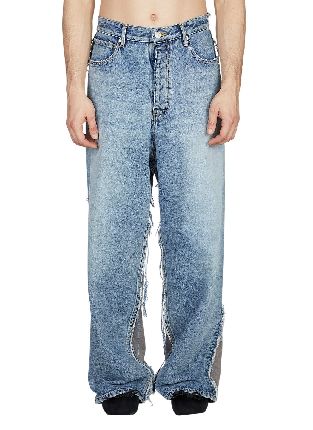 Balenciaga Camo Double Waisted Jeans Balenciaga