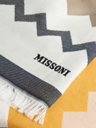 Missoni Home - Fouta Fringed Striped Cotton-Jacquard Beach Towel