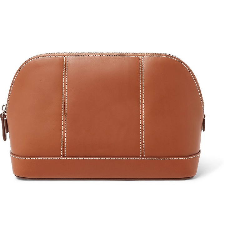 Photo: Connolly - Leather Wash Bag - Brown