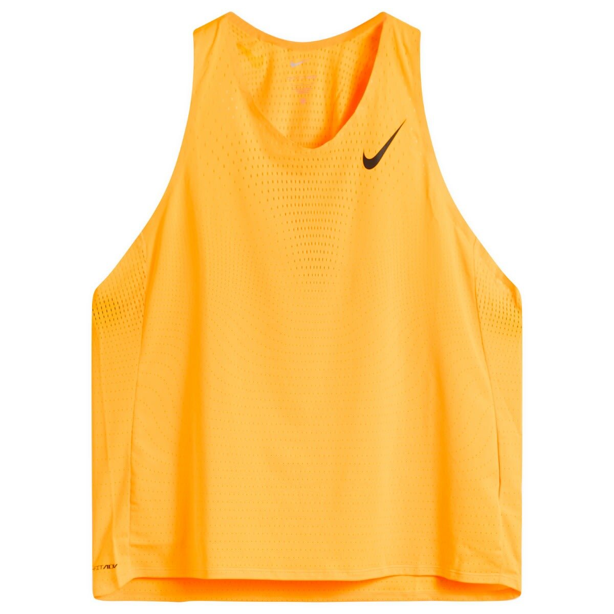 Nike Running Men's Nike Men's AeroSwift Dri-FIT ADV Running Singlet in Laser Orange