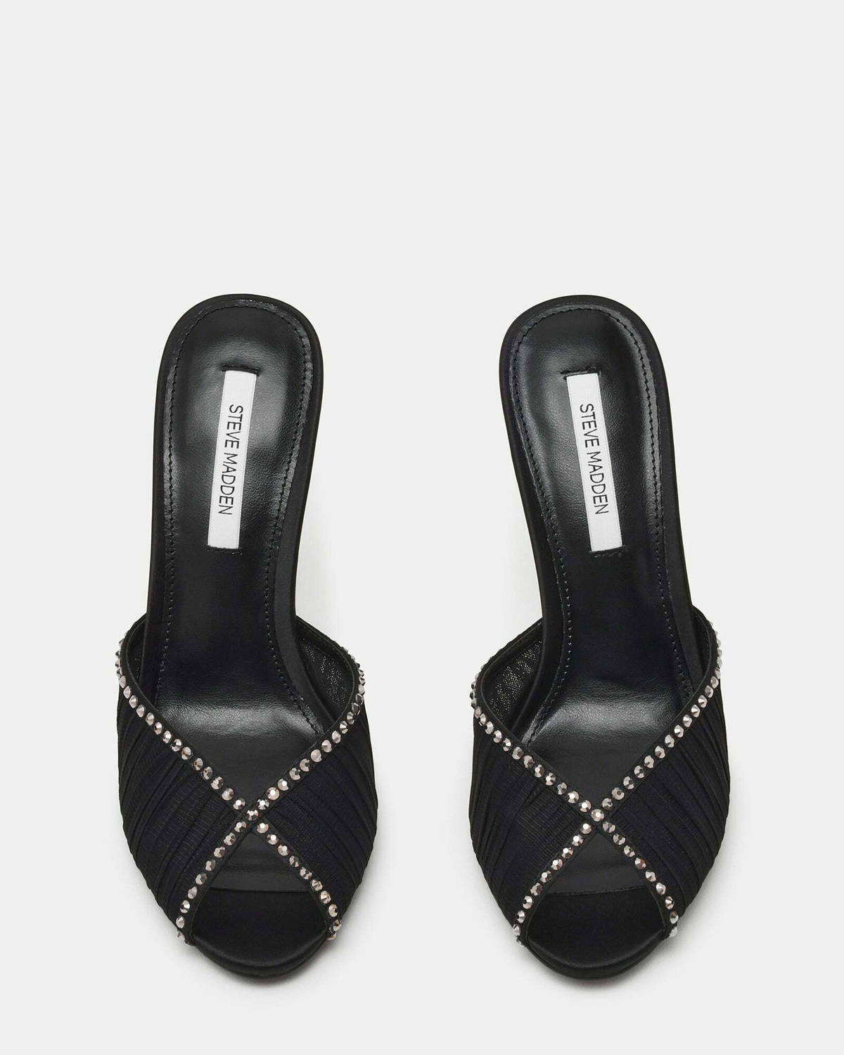 Steve Madden Palazzo Heels in Black