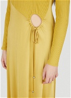 Angela Mid Length Dress in Yellow