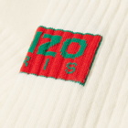 Kenzo Men's Sports Logo Sock in Off White