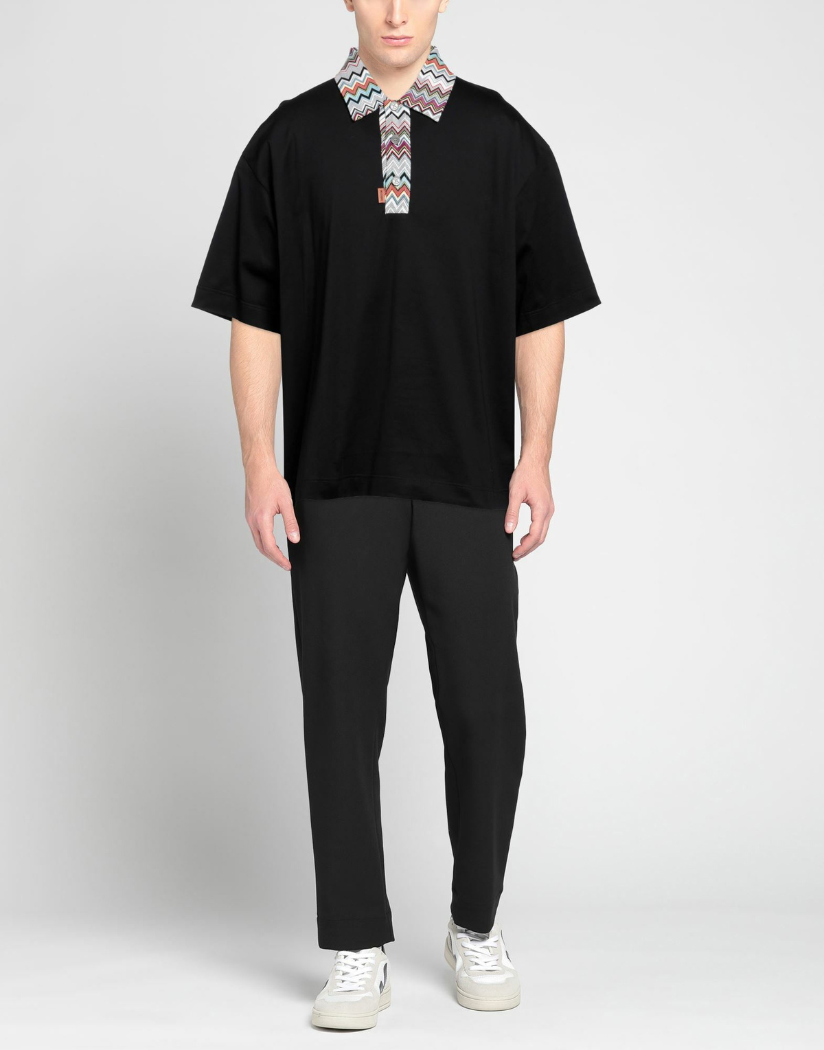 Missoni Mens Polo shirt in Black