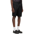 Dries Van Noten Black Viscose Shorts