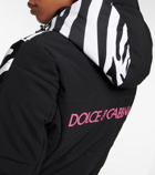 Dolce&Gabbana - Zebra-print ski jacket