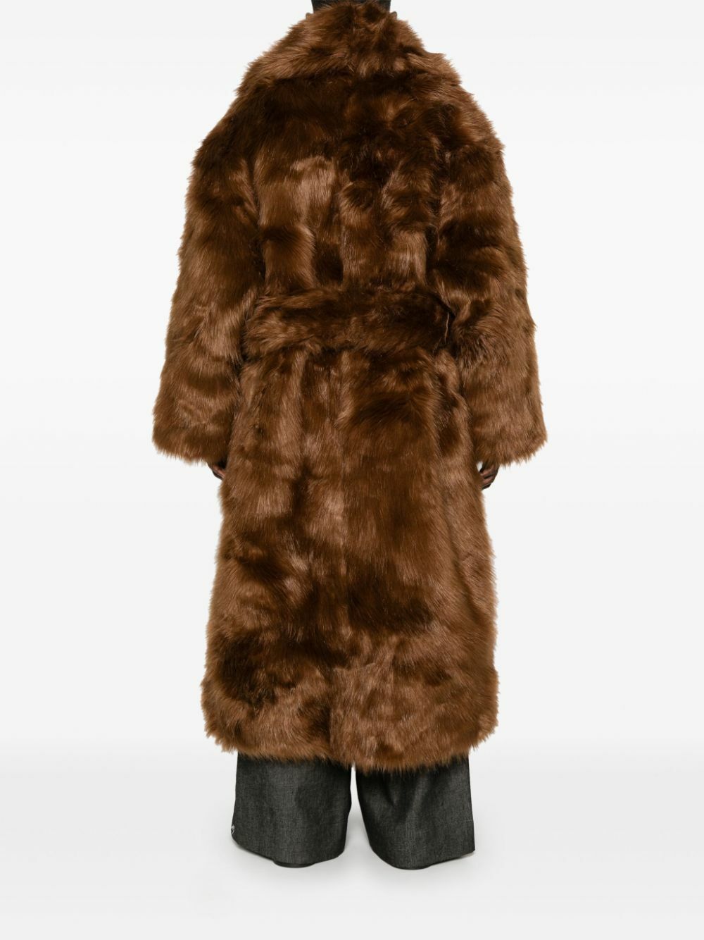 ENTIRE STUDIOS Faux-Fur Long Coat