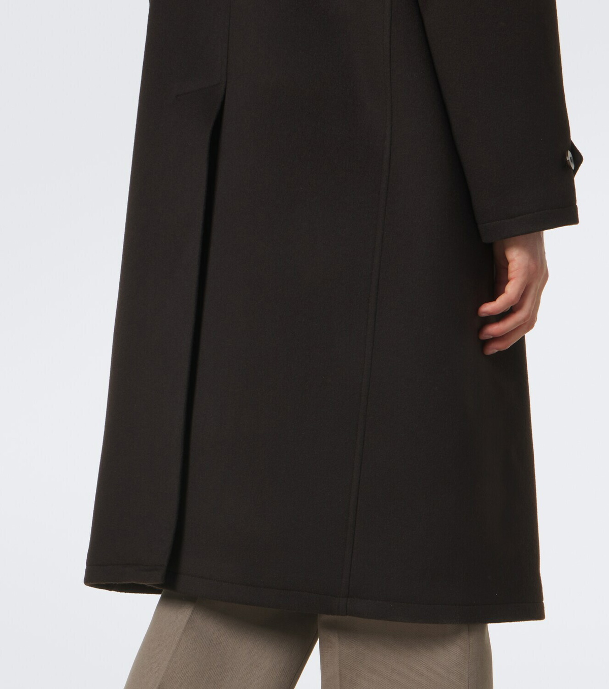 Stòffa Double-breasted cashmere coat